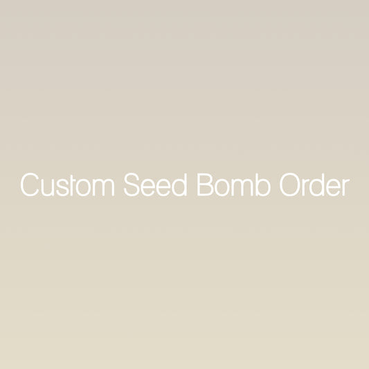 Custom Wildflower Seed Bombs MOQ 15